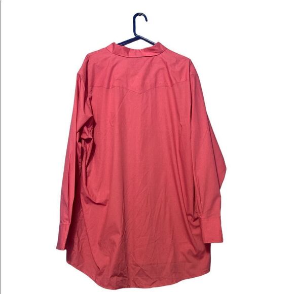 White House Pink Mens Button Up Shirt Size XXL - Picture 2 of 2